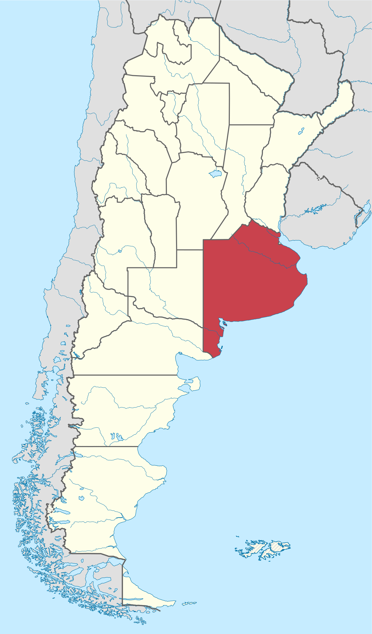 Provincia de Buenos Aires Localizada