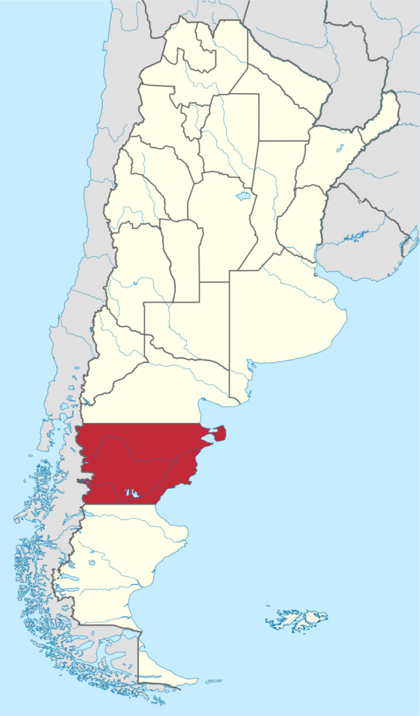 ¿Dónde se encuentra la Provincia de Chubut?